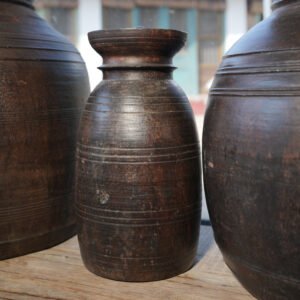 Reclaimed Tribal Wooden Pot T1
