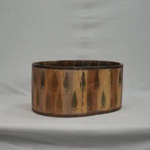 Antique wooden painted  planter