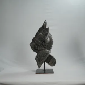 Antique grey horse head
