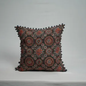 BLOCK PRINTED CUSHION COVER A4