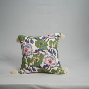BLOCK PRINTED CUSHION COVER S2