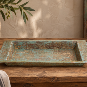 Textured Tray - turquoise
