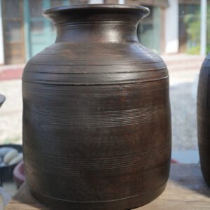 Reclaimed Tribal Wooden Pot T5